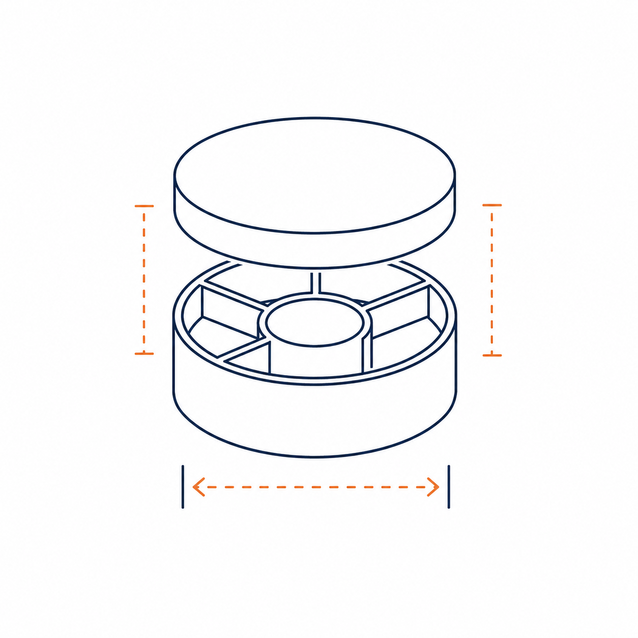 Custom packaging structure options